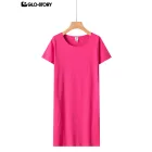 Women's Knitted Short Sleeve T-shirt