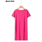 Women's Knitted Short Sleeve T-shirt