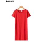 Women's Knitted Short Sleeve T-shirt