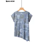 Women's Knitted Short Sleeve T Shirt