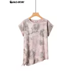 Women's Knitted Short Sleeve T Shirt
