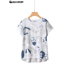 Women's Knitted Short Sleeve T-shirt