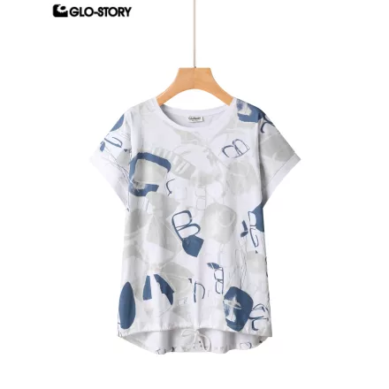Women's Knitted Short Sleeve T-shirt