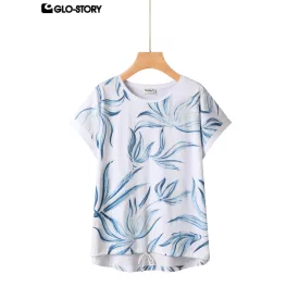 Women's Knitted Short Sleeve T-shirt