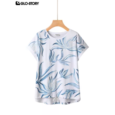 Women's Knitted Short Sleeve T-shirt
