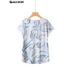 Women's Knitted Short Sleeve T-shirt