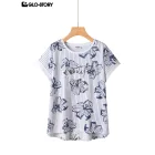 Women's Knitted Short Sleeve T-shirt