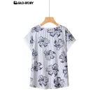 Women's Knitted Short Sleeve T-shirt