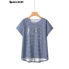 Women's Knitted Short Sleeve T-shirt