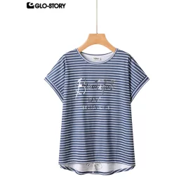 Women's Knitted Short Sleeve T-shirt