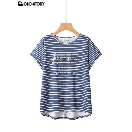 Women's Knitted Short Sleeve T-shirt