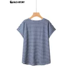 Women's Knitted Short Sleeve T-shirt