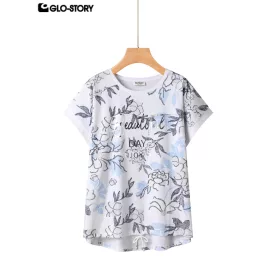 Women's Knitted Short Sleeve T-shirt
