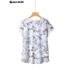 Women's Knitted Short Sleeve T-shirt