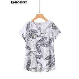 Women's Knitted Short Sleeve T-shirt