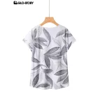 Women's Knitted Short Sleeve T-shirt