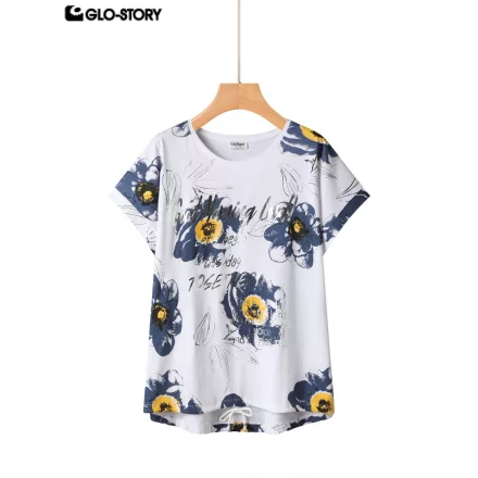Women's Knitted Short Sleeve T-shirt