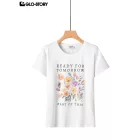 Women's Knitted Short Sleeve T-shirt