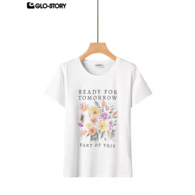 Women's Knitted Short Sleeve T-shirt