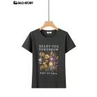 Women's Knitted Short Sleeve T-shirt