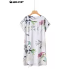 Women's Knitted Short Sleeve T-shirt