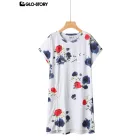 Women's Knitted Short Sleeve T-shirt