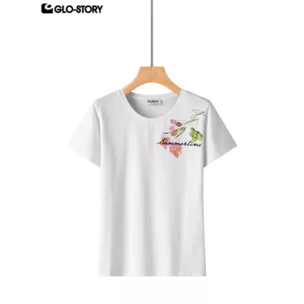 Women's Knitted Short Sleeve T-shirt