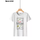 Women's Knitted Short Sleeve T-shirt