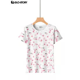 Women's Knitted Short Sleeve T Shirt