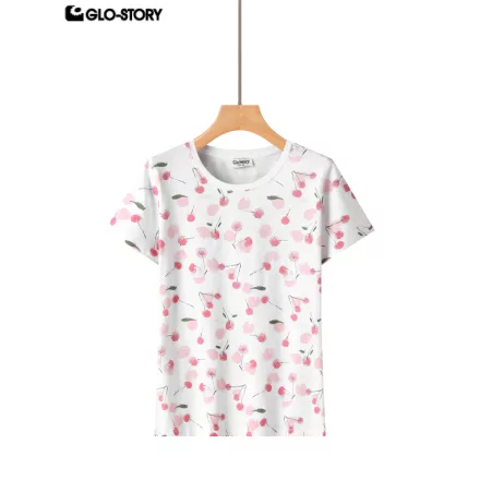 Women's Knitted Short Sleeve T Shirt