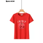 Women's Knitted Short Sleeve T Shirt