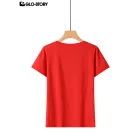 Women's Knitted Short Sleeve T Shirt