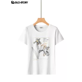 Women's Knitted Short Sleeve T Shirt