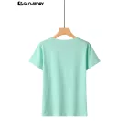 Women's Knitted Short Sleeve T Shirt