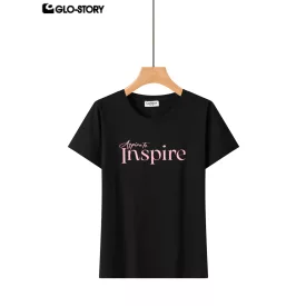 Women's Knitted Short Sleeve T Shirt