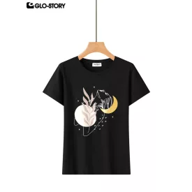 Women's Knitted Short Sleeve T Shirt