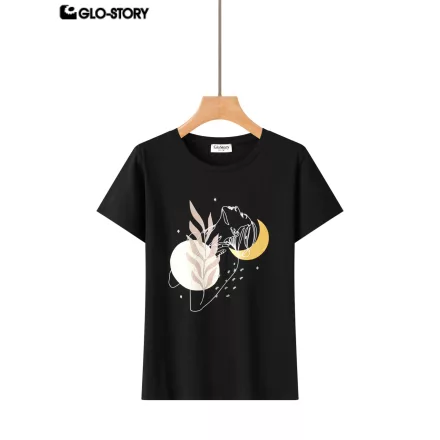 Women's Knitted Short Sleeve T Shirt