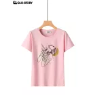 Women's Knitted Short Sleeve T Shirt