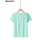 Women's Knitted Short Sleeve T-shirt