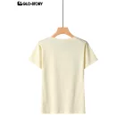 Women's Knitted Short Sleeve T-shirt