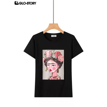 Women's Knitted Short Sleeve T-shirt
