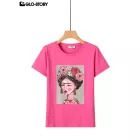 Women's Knitted Short Sleeve T-shirt