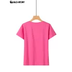 Women's Knitted Short Sleeve T-shirt