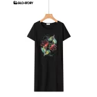 Women's Knitted Short Sleeve T Shirt