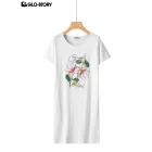 Women's Knitted Short Sleeve T Shirt