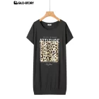 Women's Knitted Short Sleeve T Shirt