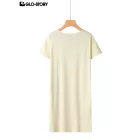 Women's Knitted Short Sleeve T Shirt
