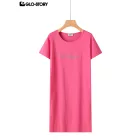 Women's Knitted Short Sleeve T Shirt