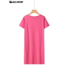 Women's Knitted Short Sleeve T Shirt