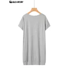 Women's Knitted Short Sleeve T Shirt